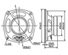 Loudspeaker YD158-01-8F70U 6 Inch High Quality Bass Speaker Driver Woofer Manufacturer -ESUTECH