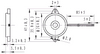 electricpiezo buzzer EPT3055DW-TA-12-1.3-20-R wired transducer - ESUNTECH