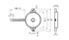 Piezo transducer EPT2305W160-TA-05-2.0-20-R 23x4.6mm 2.0KHz piezo ceramic transducer - ESUNTECH
