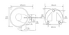 Fire Strobe Siren EN-D001-20W1T 100x10m - ESUTECH